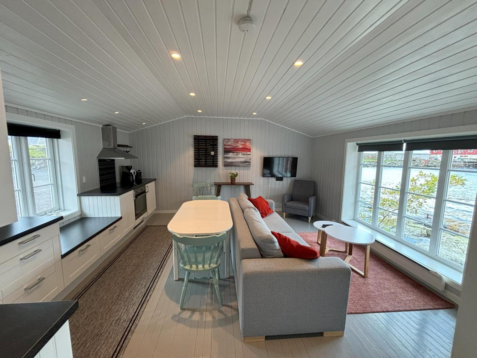 Buodden Rorbuer - Fisherman Cabins Sørvågen المظهر الخارجي الصورة